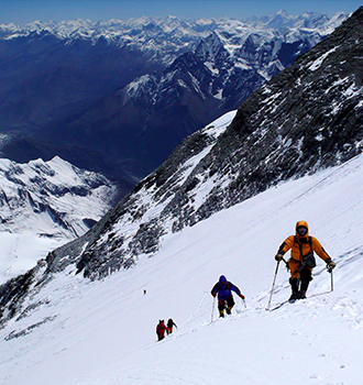 peak climbing